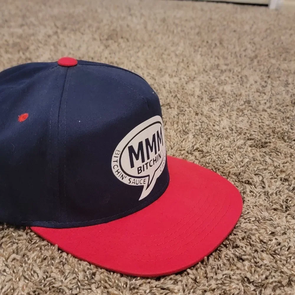 MMM Bitchin' Sauce Red and Black Snapback Hat